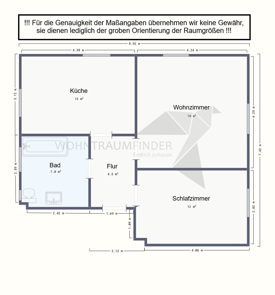 Wohnung zur Miete 290 € 2 Zimmer 52,7 m²<br/>Wohnfläche EG<br/>Geschoss Lichtenwalder Straße 43 Ebersdorf 141 Chemnitz 09131