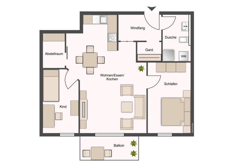 Wohnung zum Kauf 257.900 € 3 Zimmer 76,7 m²<br/>Wohnfläche 1.<br/>Geschoss Weißenberg Edelsfeld 92265