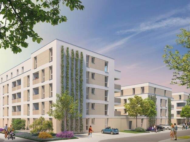 Wohnung zur Miete - Erstbezug nur mit Wohnberechtigungsschein 541 € 3 Zimmer 79,5 m² 2. Geschoss frei ab sofort Waldstr. 1 Speyer 67346