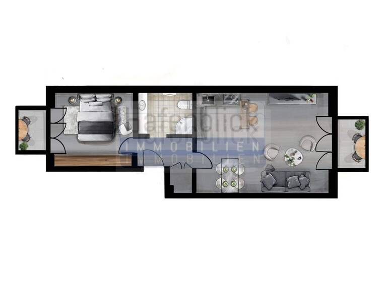 Wohnung zum Kauf 435.000 € 2 Zimmer 58,5 m² 1. Geschoss frei ab sofort Haffkrug Scharbeutz 23683