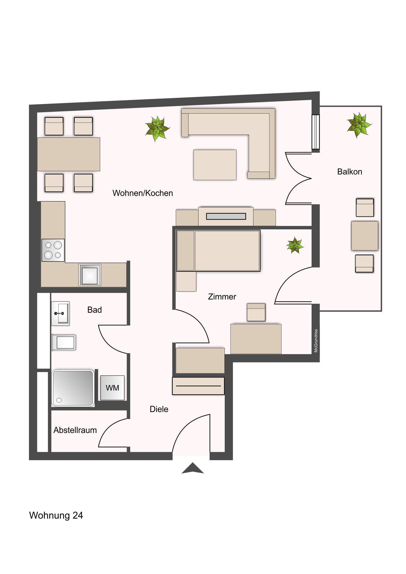 Wohnung zur Miete 779 € 2 Zimmer 55 m²<br/>Wohnfläche EG<br/>Geschoss ab sofort<br/>Verfügbarkeit Anger-Crottendorf Leipzig 04315