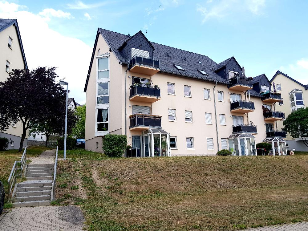 Wohnung zur Miete 251 € 2 Zimmer 45,6 m²<br/>Wohnfläche Am Fischerberg 9 Hartenstein Hartenstein 08118