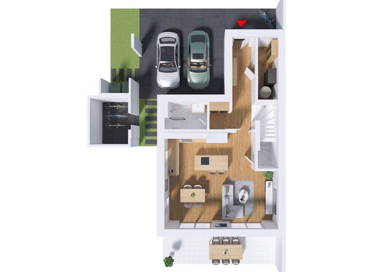 Doppelhaushälfte zum Kauf provisionsfrei 525.000 € 5 Zimmer 128,3 m² 375 m² Grundstück Diekholzen 31199