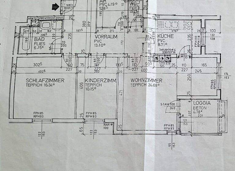 Wohnung zum Kauf 230.000 € 3 Zimmer 84,9 m² Pottendorf 2486