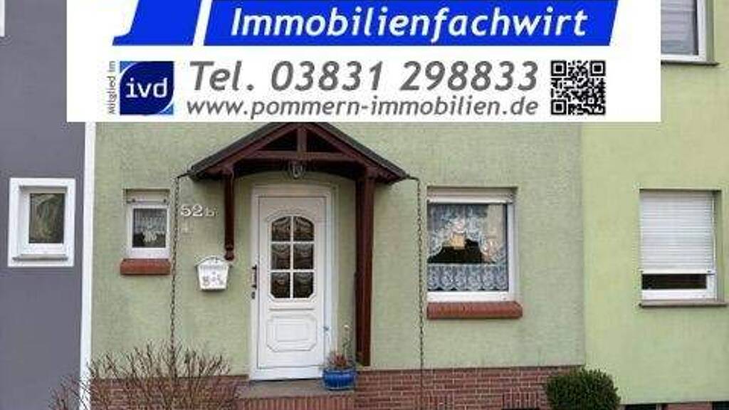 Reihenmittelhaus zum Kauf 126.000 € 3 Zimmer 84 m² 409 m² Grundstück frei ab sofort Belliner Straße 52b Ueckermünde 17373