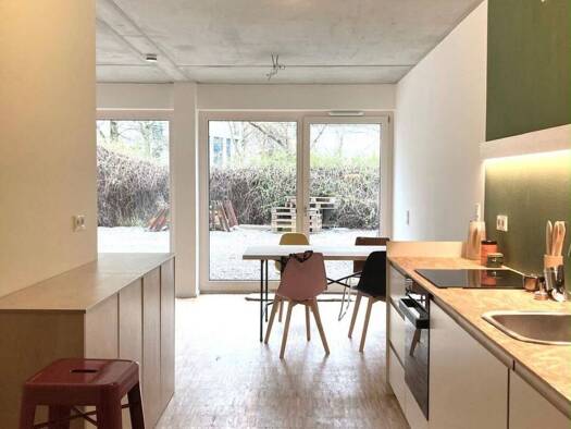 Terrassenwohnung zur Miete 1.200 € 1,5 Zimmer 54 m² frei ab sofort Wedding Berlin 13347