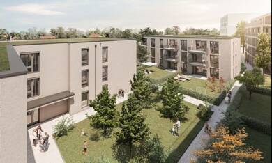 Terrassenwohnung zum Kauf - Neubau provisionsfrei 379.900 € 3,5 Zimmer 84 m² EG frei ab sofort Crailsheim Crailsheim 74564