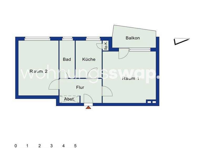 Studio zur Miete Tauschwohnung 353 € 2 Zimmer 57 m² 3. Geschoss Spandau Berlin 13583