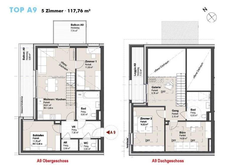 Maisonette zum Kauf provisionsfrei 587.622 € 5 Zimmer 117,8 m² Abtenau 5441