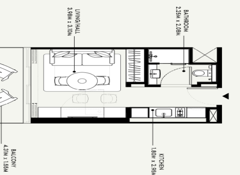 Studio zum Kauf 127.623 € 1 Zimmer 32,5 m² Dubai