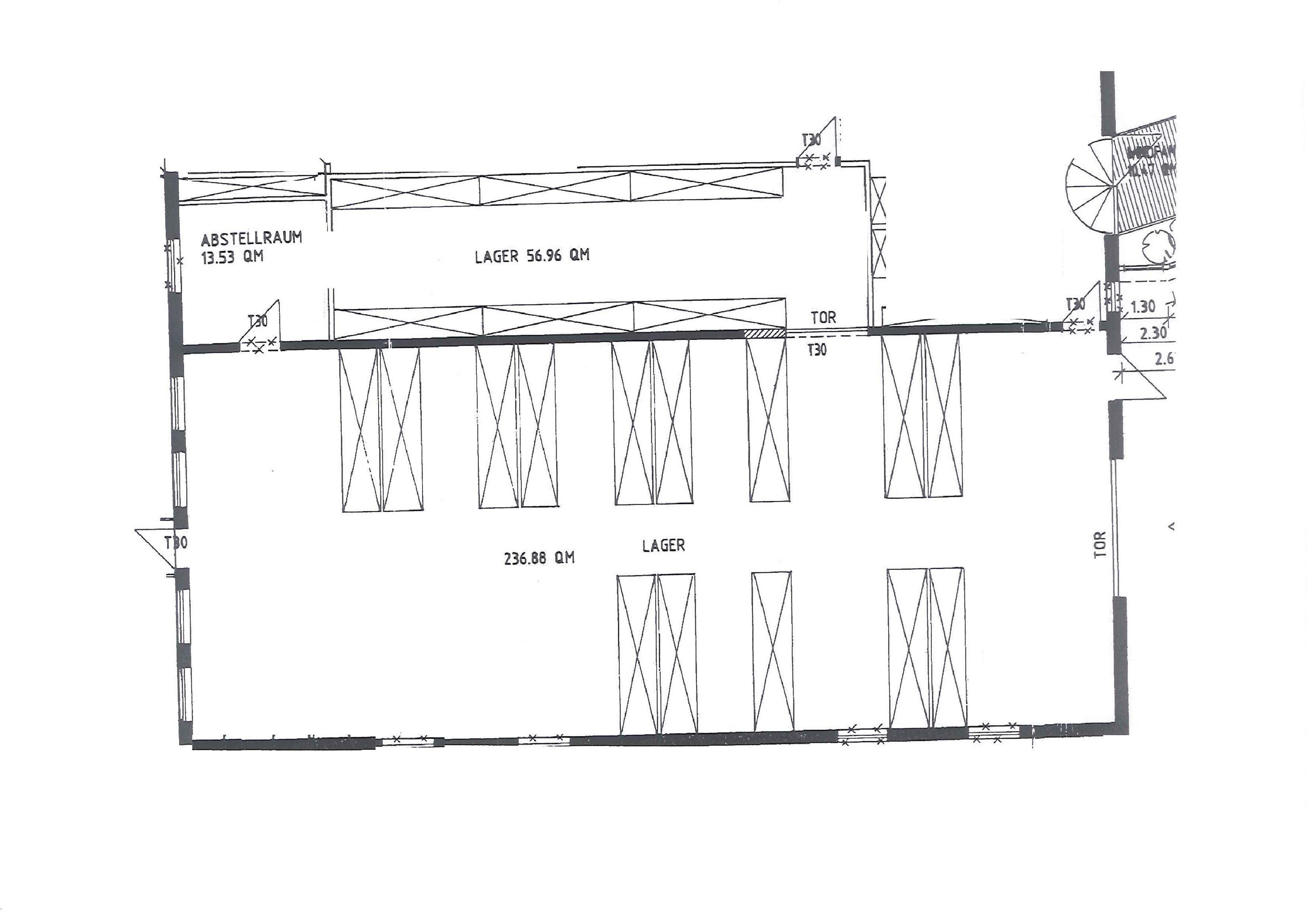 Lagerhalle zur Miete 1.800 € 307 m²<br/>Lagerfläche Geretsrieder Straße 22 Kerngebiet Waldkraiburg 84478