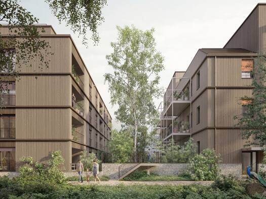Wohnung zum Kauf - Erstbezug provisionsfrei 489.900 € 1,5 Zimmer 41,2 m² 3. Geschoss Unterbiberger Straße 15 Ramersdorf-Perlach München 81737