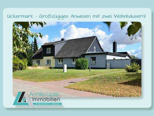 Doppelhaushälfte zum Kauf 205.000 € 5 Zimmer 149 m² 5.669 m² Grundstück frei ab sofort Flieth-Stegelitz 17268