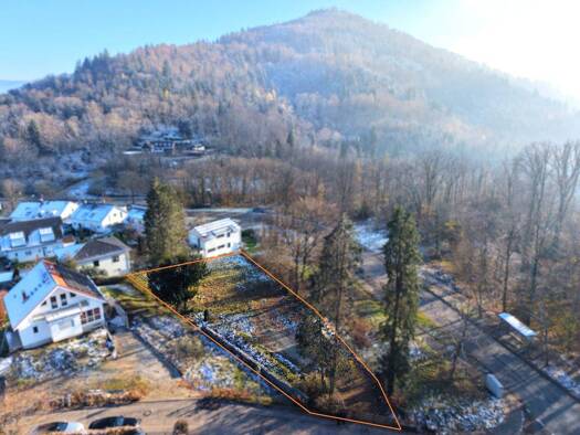 Grundstück zum Kauf 599.000 € 1.059 m² Grundstück Ebersteinburg Baden-Baden / Ebersteinburg 76530