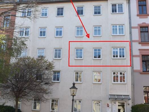 Wohnung zur Miete 300 € 2 Zimmer 52,5 m² 3. Geschoss frei ab sofort Schloßchemnitz Chemnitz 09113