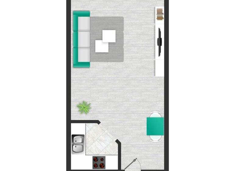 Studio zum Kauf 77.700 € 1 Zimmer 44,3 m² 1. Geschoss Delitzsch 04509