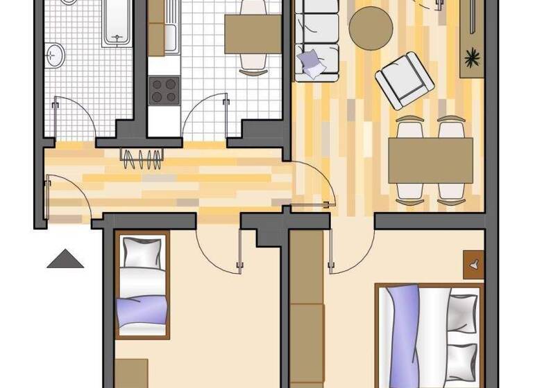 Wohnung zur Miete 489 € 3 Zimmer 60,5 m² EG frei ab 15.04.2026 Dormagener Straße 1 Drewer Marl 45772