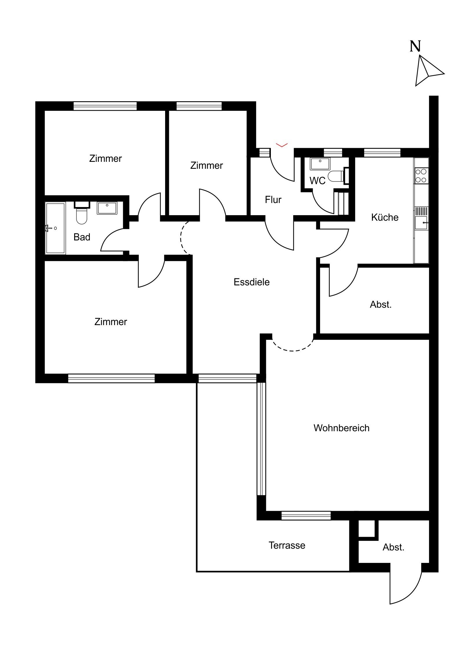 Bungalow zum Kauf 295.000 € 4 Zimmer 101 m²<br/>Wohnfläche 337 m²<br/>Grundstück Barmstedt 25355