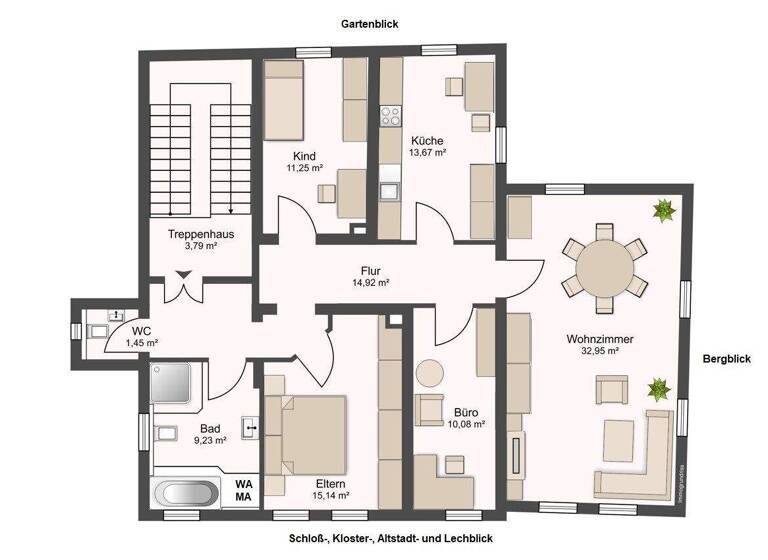 Wohnung zum Kauf 549.000 € 4 Zimmer 108,7 m² 2. Geschoss Füssen 87629