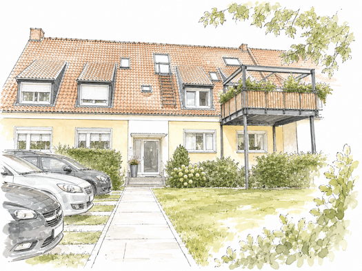 Maisonette zur Miete 1.097 € 3,5 Zimmer 101 m² Geschoss 1/2 frei ab 01.12.2026 Eversburg Osnabrück 49090