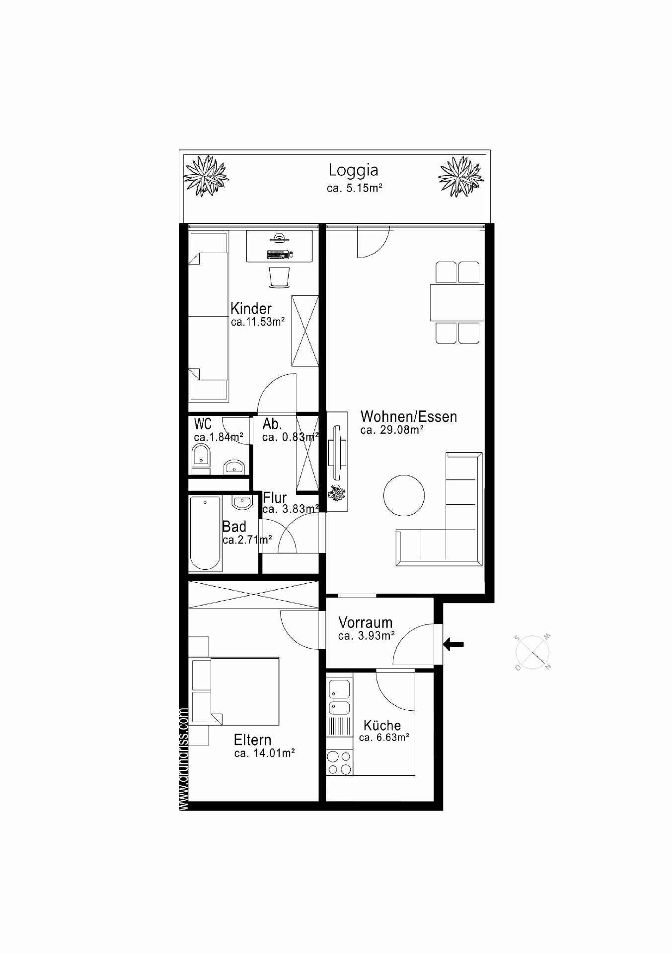 Wohnung zum Kauf 399.000 € 3 Zimmer 79,5 m²<br/>Wohnfläche 1.<br/>Geschoss 01.03.2025<br/>Verfügbarkeit Karlsfeld 85757