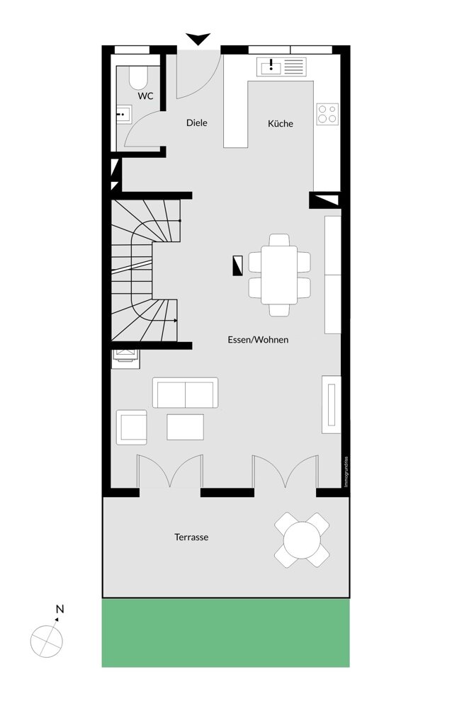 Reihenmittelhaus zum Kauf provisionsfrei 880.000 € 4 Zimmer 111 m²<br/>Wohnfläche 109,3 m²<br/>Grundstück Mammendorf Mammendorf 82291