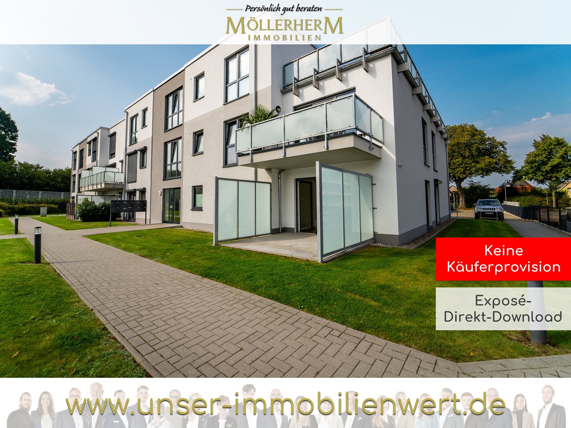 Wohnung zum Kauf provisionsfrei 299.000 € 2 Zimmer 71,5 m²<br/>Wohnfläche Wahlbezirk 10 Bad Schwartau 23611