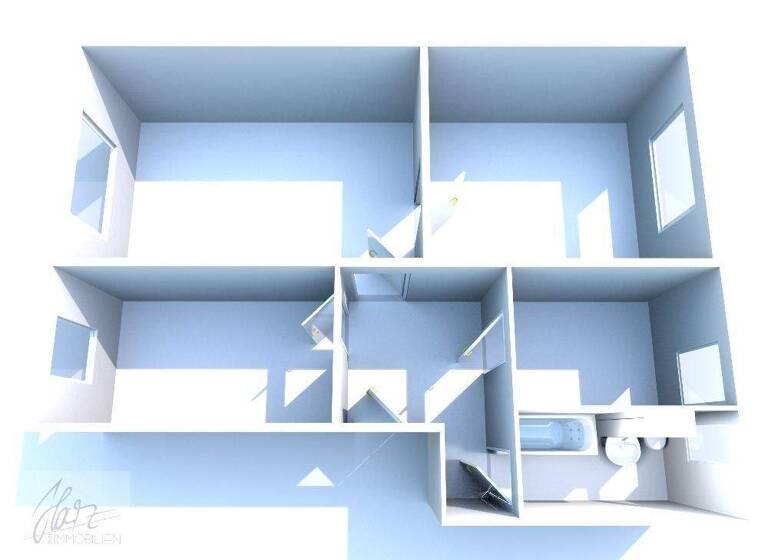 Wohnung zum Kauf 30.000 € 3 Zimmer 57 m² 2. Geschoss Ring der Freundschaft 4b Zeithain 01619