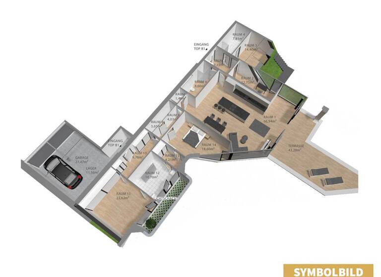 Wohnung zum Kauf 1.990.000 € 192,7 m² Aldrans 6071