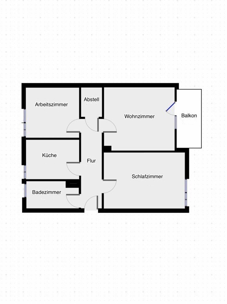 Wohnung zur Miete 860 € 3 Zimmer 61 m²<br/>Wohnfläche 3.<br/>Geschoss 15.01.2025<br/>Verfügbarkeit Eberhardshof Nürnberg 90431