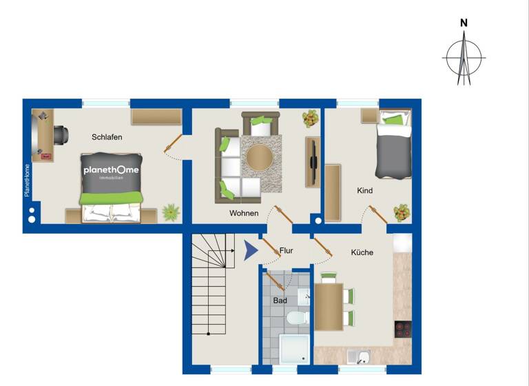 Wohnung zum Kauf 149.000 € 3 Zimmer 60 m² Brandlberg-Keilberg Regensburg 93055