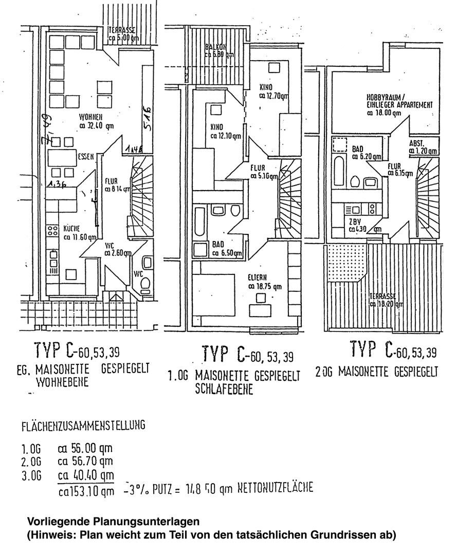 Maisonette zum Kauf provisionsfrei 390.000 € 5 Zimmer 148 m²<br/>Wohnfläche 1.<br/>Geschoss Friedrichsdorf Friedrichsdorf 61381