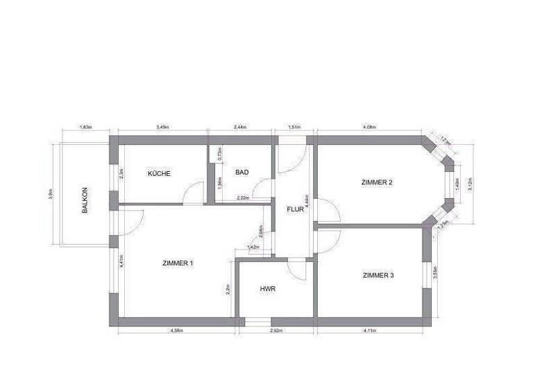 Wohnung zum Kauf 248.000 € 3,5 Zimmer 83 m² 1. Geschoss frei ab sofort Rüdnitz 16321