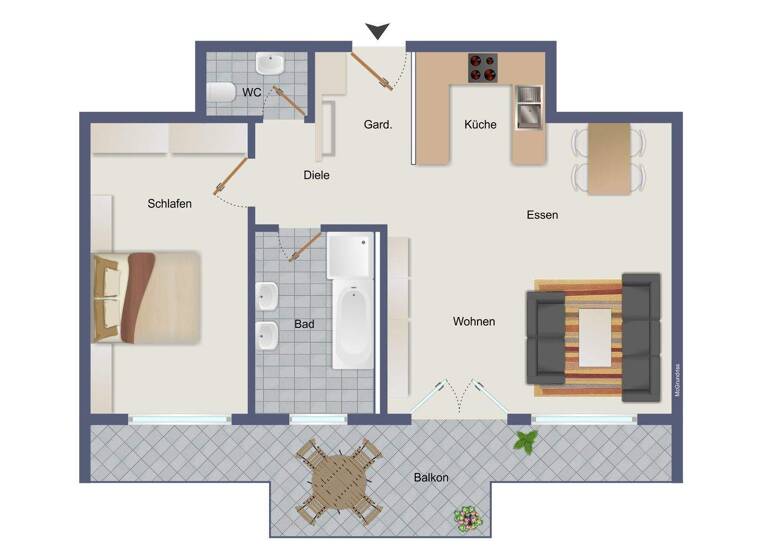 Wohnung zum Kauf 264.000 € 2,5 Zimmer 67 m² 1. Geschoss Laichingen 89150
