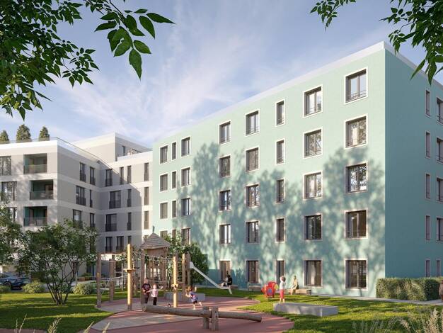 Wohnung zum Kauf - Erstbezug provisionsfrei 333.600 € 2 Zimmer 55,6 m² Ludwigsfeld Neu-Ulm 89231