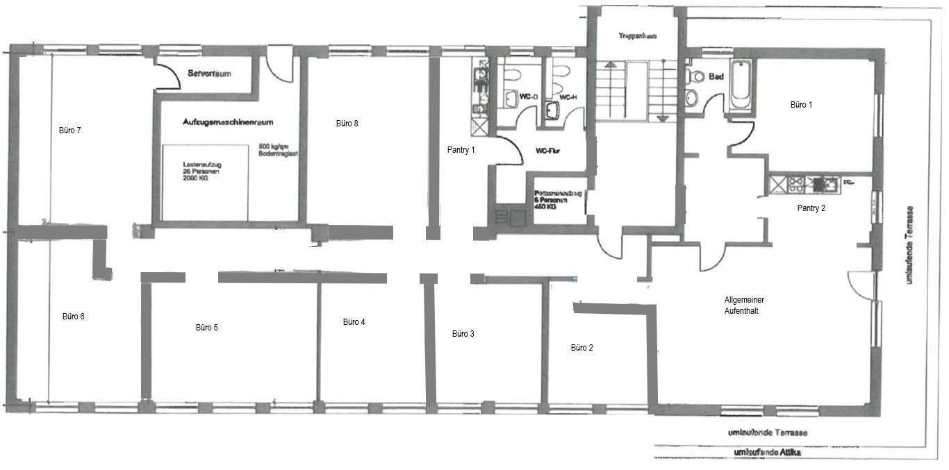 Bürofläche zur Miete 520 € 24 m²<br/>Bürofläche Hamm Hamburg 20537