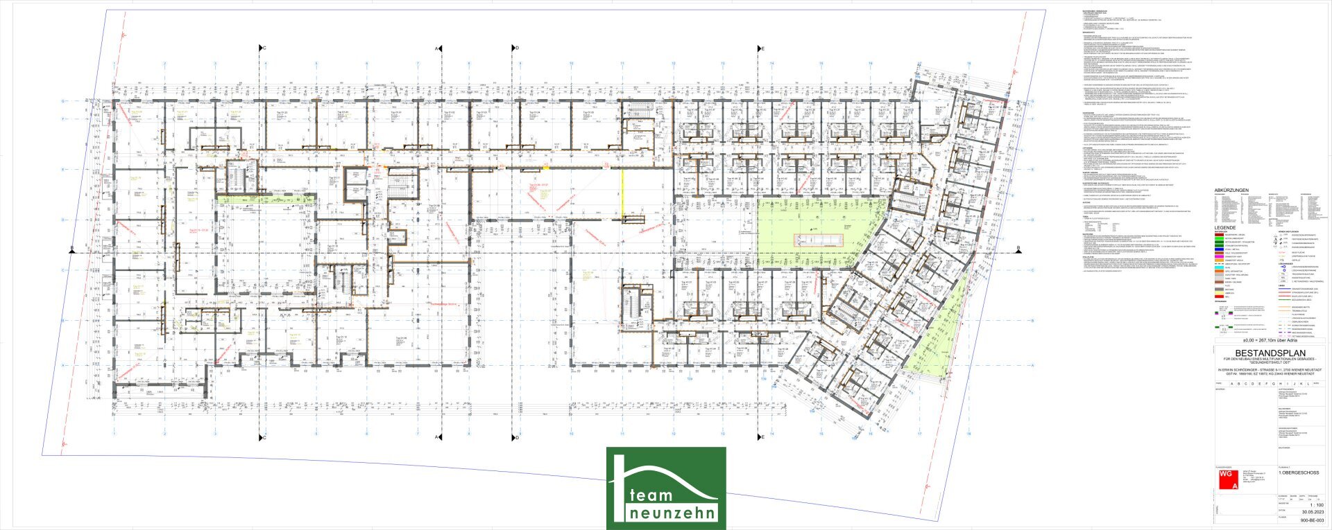 Büro-/Praxisfläche zur Miete 12,50 € 1 Zimmer 361,4 m²<br/>Bürofläche Erwin Schrödinger-Straße 9-11 Wiener Neustadt 2700