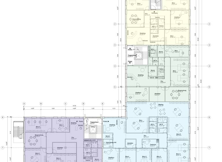Bürogebäude zur Miete - Erstbezug 13,90 € 1.410 m² Bürofläche teilbar ab 410 m² Schafhof Nürnberg 90411
