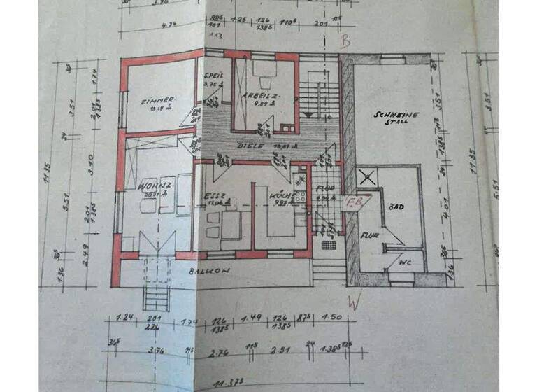 Mehrfamilienhaus zum Kauf 349.000 € 8 Zimmer 155 m² 3.200 m² Grundstück Göttling Runding - Göttling 93486