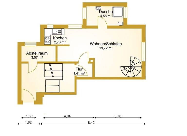 Studio zum Kauf 198.000 € 1 Zimmer 27,9 m² Timmendorfer Strand 23669
