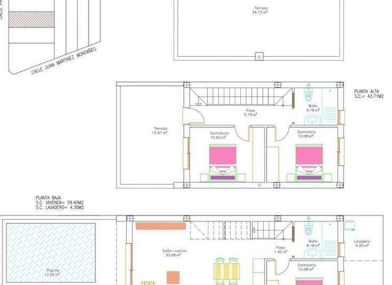 Einfamilienhaus zum Kauf - Erstbezug provisionsfrei 359.000 € 4 Zimmer 100 m² 129 m² Grundstück San Pedro del Pinatar 30740