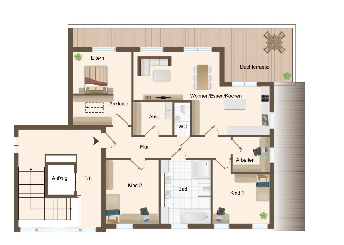 Wohnung zum Kauf 570.000 € 5 Zimmer 130 m²<br/>Wohnfläche Wissingen Bissendorf 49143