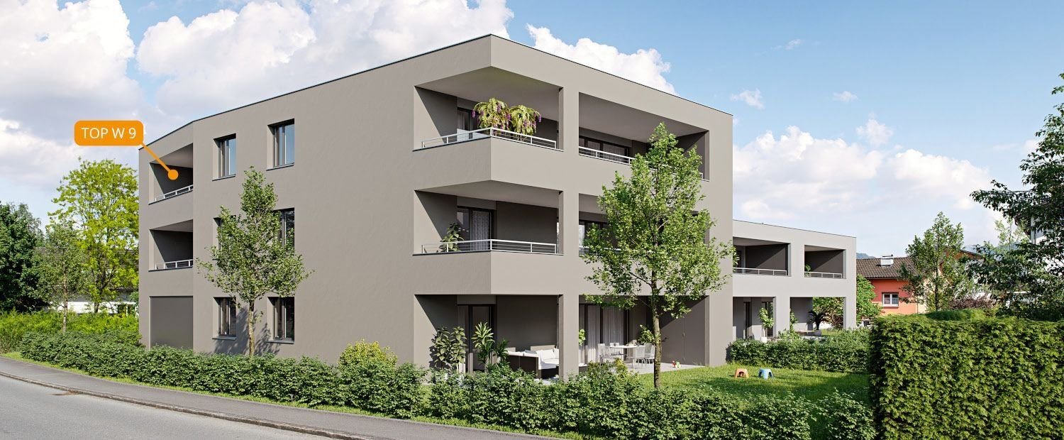 Terrassenwohnung zum Kauf provisionsfrei 439.000 € 3 Zimmer 64,2 m²<br/>Wohnfläche 2.<br/>Geschoss Wollgrasweg 4 Rankweil 6830