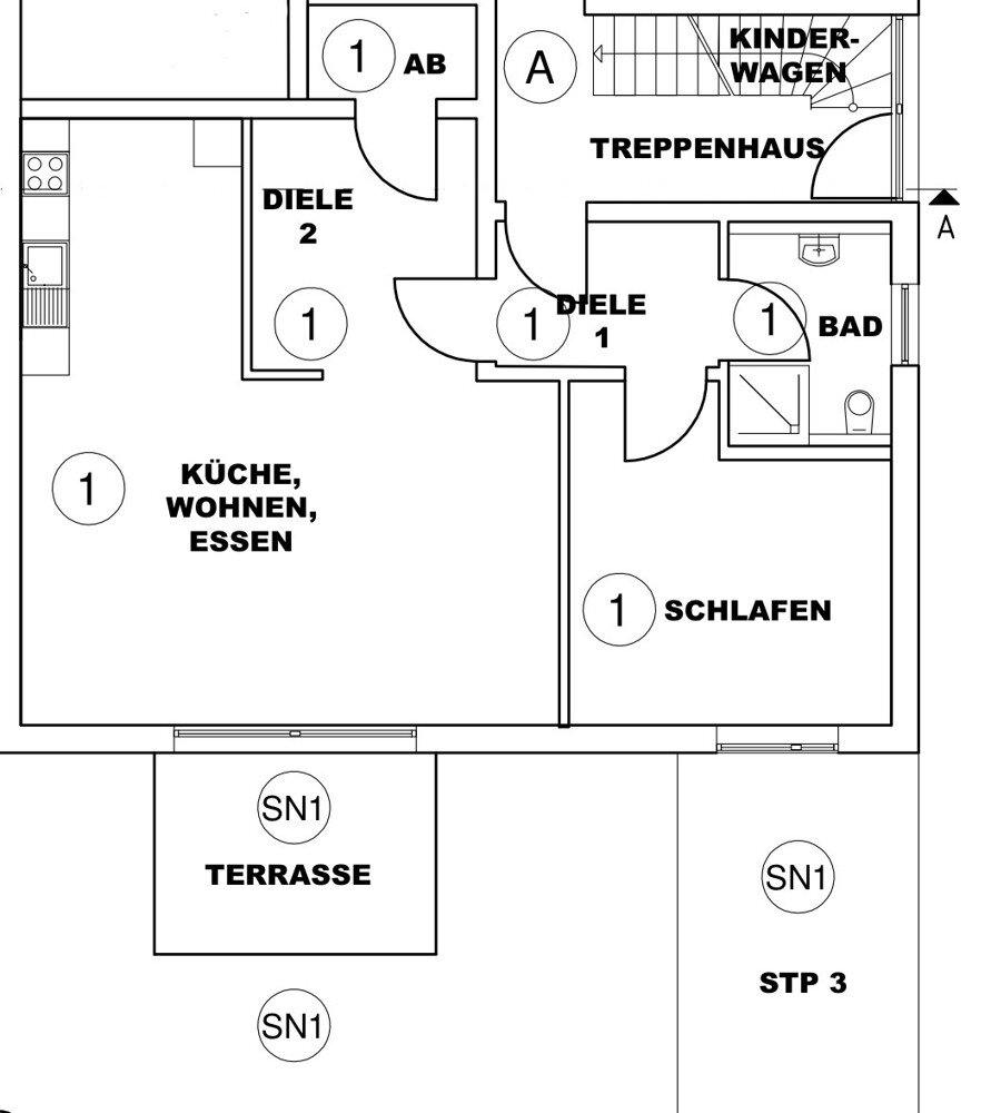 Wohnung zum Kauf 339.000 € 2 Zimmer 79 m²<br/>Wohnfläche 1.<br/>Geschoss Spessart Ettlingen 76275