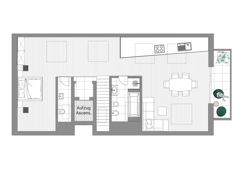 Studio zum Kauf 1 Zimmer 96,5 m² 3. Geschoss Peter Paul Rainer Straße 25 Innichen 39038