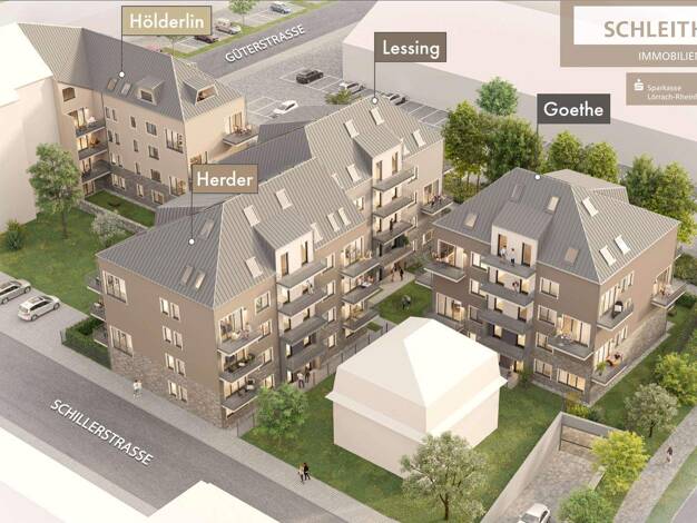 Wohnung zum Kauf - Erstbezug provisionsfrei 512.245 € 3 Zimmer 96,7 m² EG Rheinfelden Rheinfelden (Baden) 79618