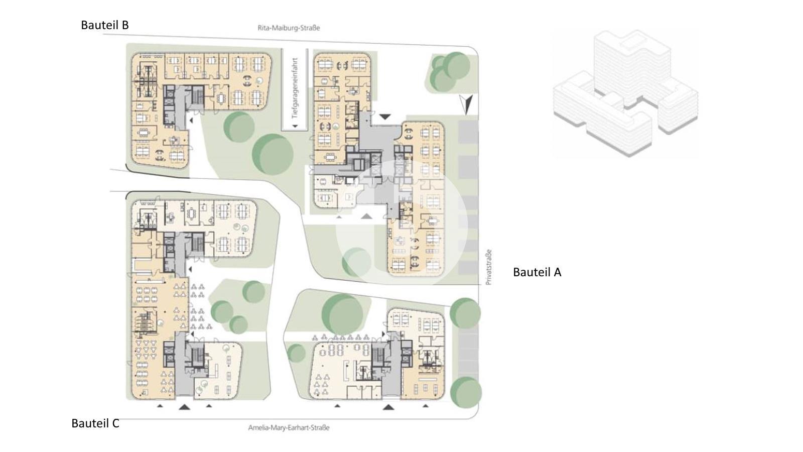 Bürogebäude zur Miete provisionsfrei 21,50 € 1.139,4 m²<br/>Bürofläche ab 552 m²<br/>Teilbarkeit Flughafen Frankfurt am Main 60549