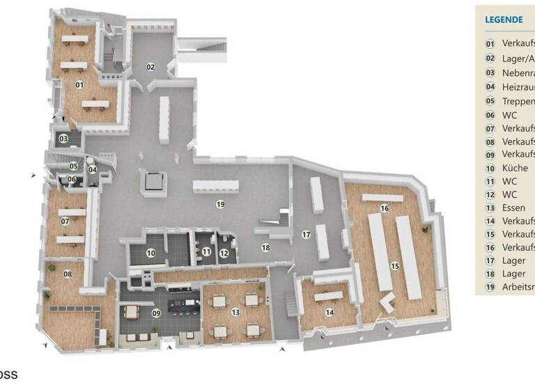 Mehrfamilienhaus zum Kauf 40 Zimmer 932 m² 1.252 m² Grundstück Mettingen 49497