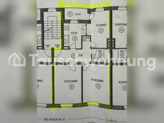 Wohnung zur Miete Tauschwohnung 1.300 € 3 Zimmer 68 m² Schwabing-Freimann München 80803