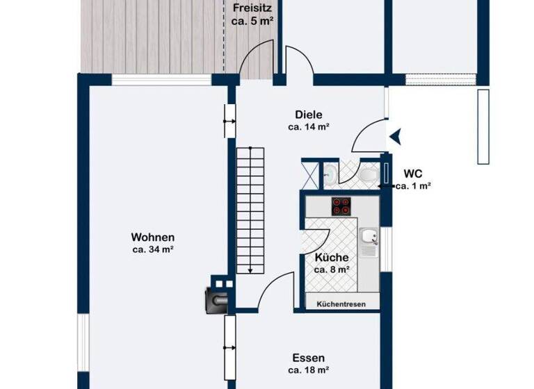Einfamilienhaus zum Kauf 950.000 € 7 Zimmer 180 m² 718 m² Grundstück Poppenbüttel Hamburg 22399
